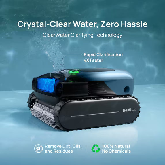 Beatbot A100 Pro Cordless Robotic Pool Vacuum - The Ultimate 5-in-1 Cleaning Solution!