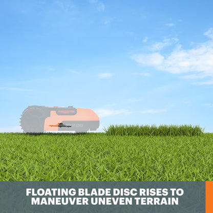 Transform Your Lawn Care with the WR147 Landroid M 20V Robotic Lawn Mower - Effortlessly Mow Up to 1/4 Acre with Battery & Charger Included