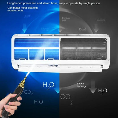 Powerful 2500W High-Temperature Handheld Steam Cleaner - Fast Heating, Multiple Accessories, Perfect for All Surfaces!