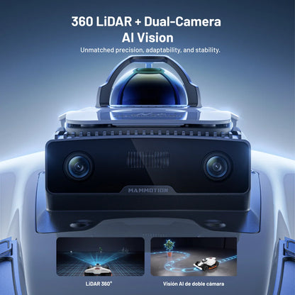 Transform Your Lawn Care with the LUBA 3 AWD 1500H Robot Lawn Mower - Effortless Precision for 0.37 Acres, 360° LiDAR Navigation, and All-Terrain Performance!
