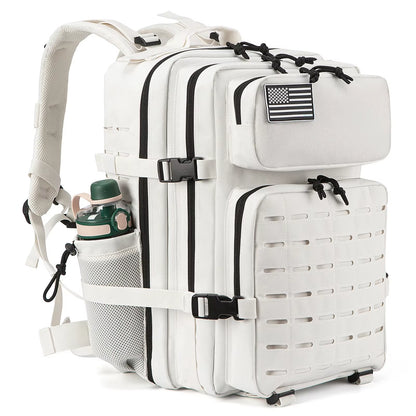 Versatile 25L/45L Tactical Backpacks for Men and Women - Perfect for Outdoor Adventures and School with Convenient Water Bottle Holder