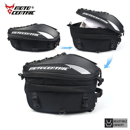 Durable Waterproof Motorcycle Tail Bag - 37L Large Capacity Rider Backpack for All Your Gear