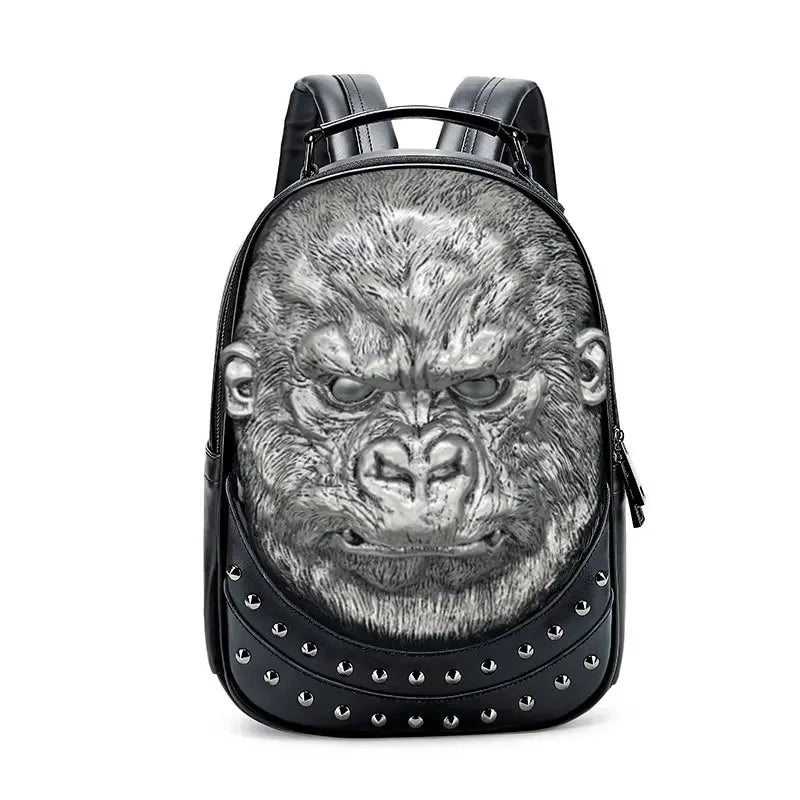 Stylish Waterproof Gorilla Backpack for Travel and School - Perfect for Boys and Girls