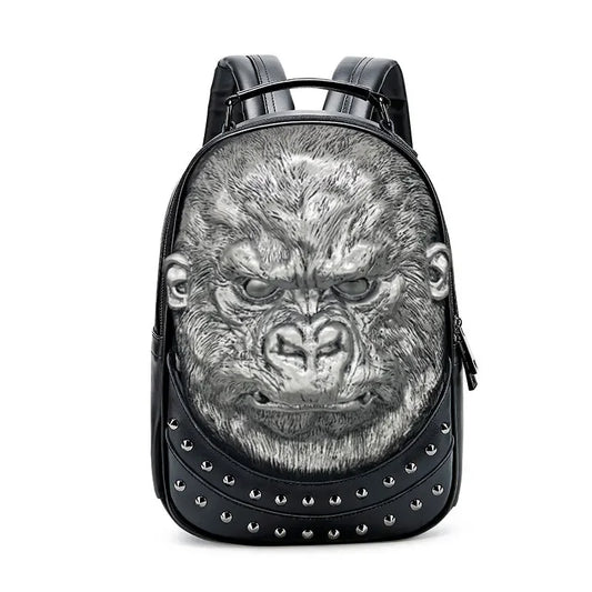Stylish Waterproof Gorilla Backpack for Travel and School - Perfect for Boys and Girls
