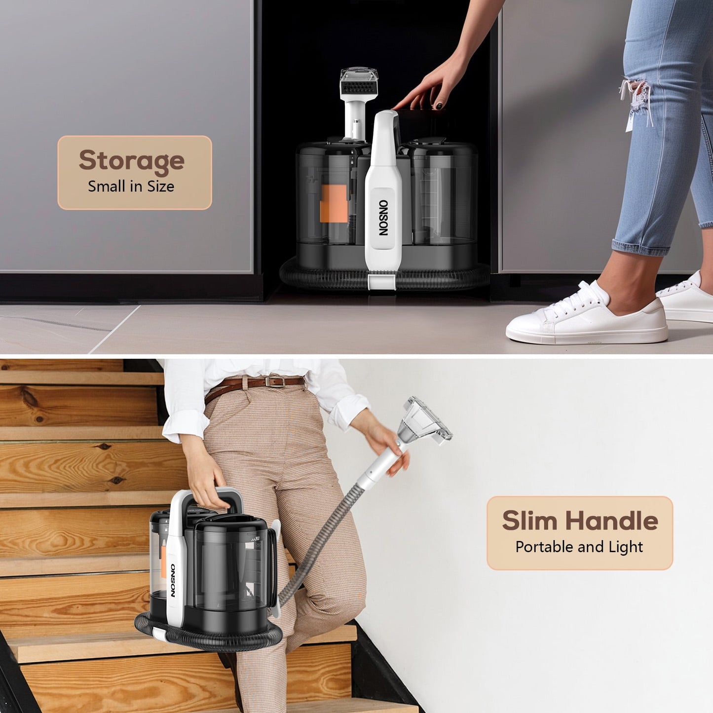 Powerful Portable Carpet Cleaner for Upholstery and Spot Cleaning - Effortless Deep Cleaning Solution
