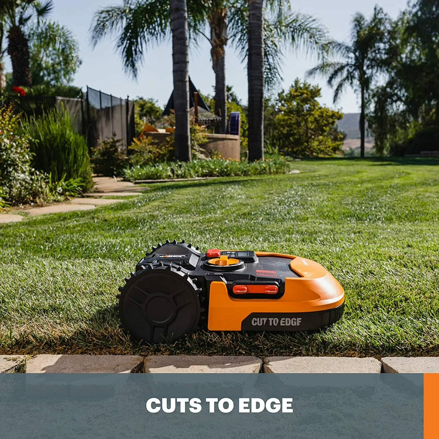 Transform Your Lawn Care with the WR147 Landroid M 20V Robotic Lawn Mower - Effortlessly Mow Up to 1/4 Acre with Battery & Charger Included