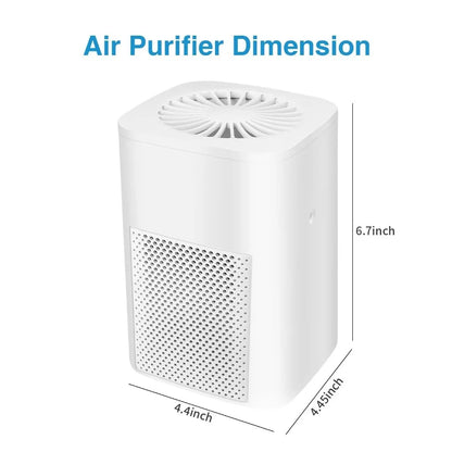 Transform Your Indoor Air Quality with the Ailkin Mini Portable Air Purifier - Perfect for Allergies, Asthma, and Smoke Odors in Any Room