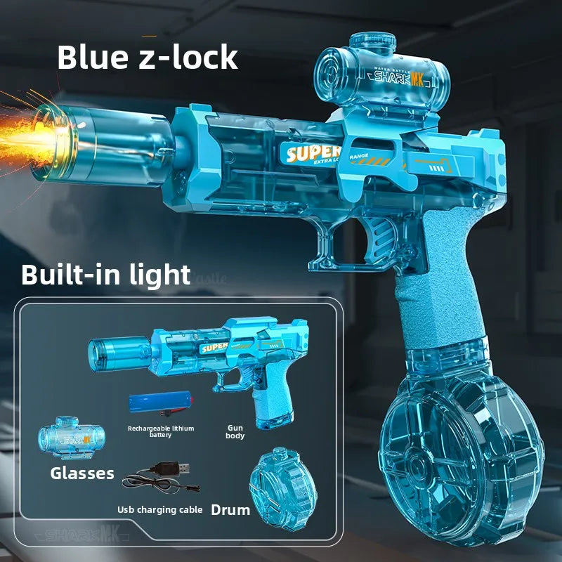Unleash Summer Fun with the Ultimate Electric Water Guns for Adults - Powerful Automatic Water Blasters for Beach Adventures!