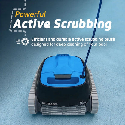 Revolutionize Your Pool Cleaning with the Nautilus CC Robotic Vacuum Cleaner – Effortless Maintenance for Above and In-Ground Pools up to 33 FT!