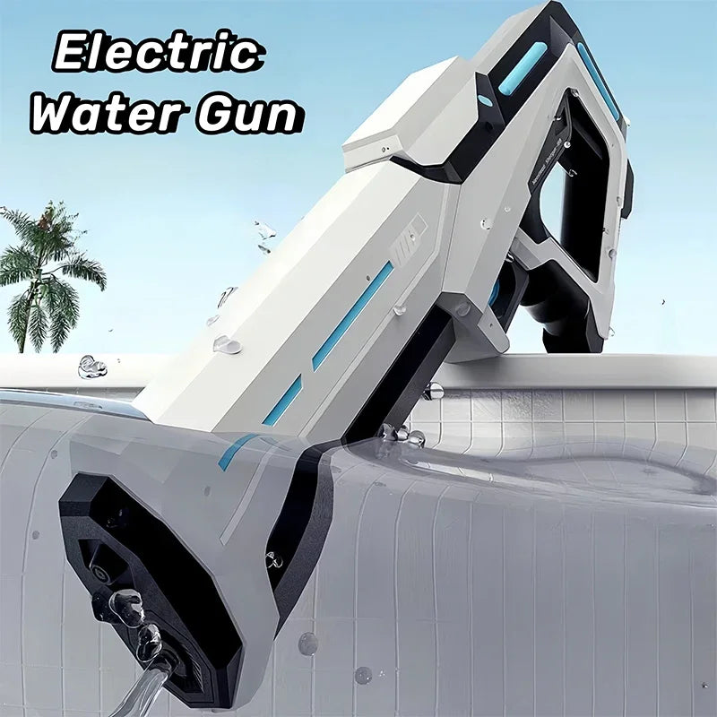 Unleash Summer Fun with the Ultimate Electric Water Guns for Adults - Powerful Automatic Water Blasters for Beach Adventures!
