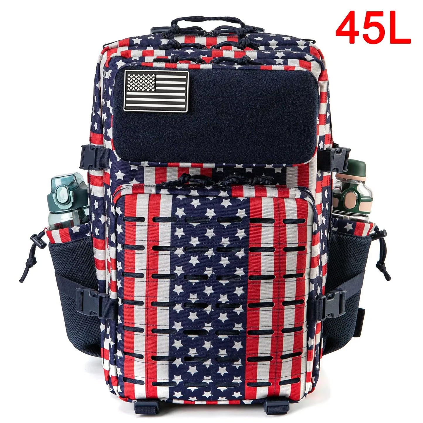Versatile 25L/45L Tactical Backpacks for Men and Women - Perfect for Outdoor Adventures and School with Convenient Water Bottle Holder