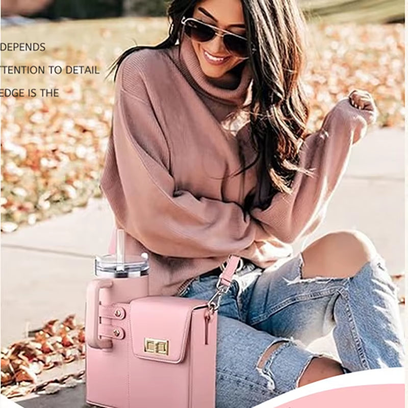 Stylish Outdoor Water Bottle Bag - Portable Crossbody Pouch for All Your Adventures