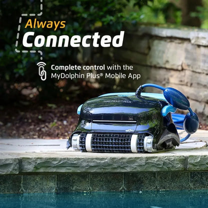 Dolphin Nautilus CC Plus Wi-Fi Robotic Pool Vacuum Cleaner - Effortless Cleaning with Wall Climbing Technology