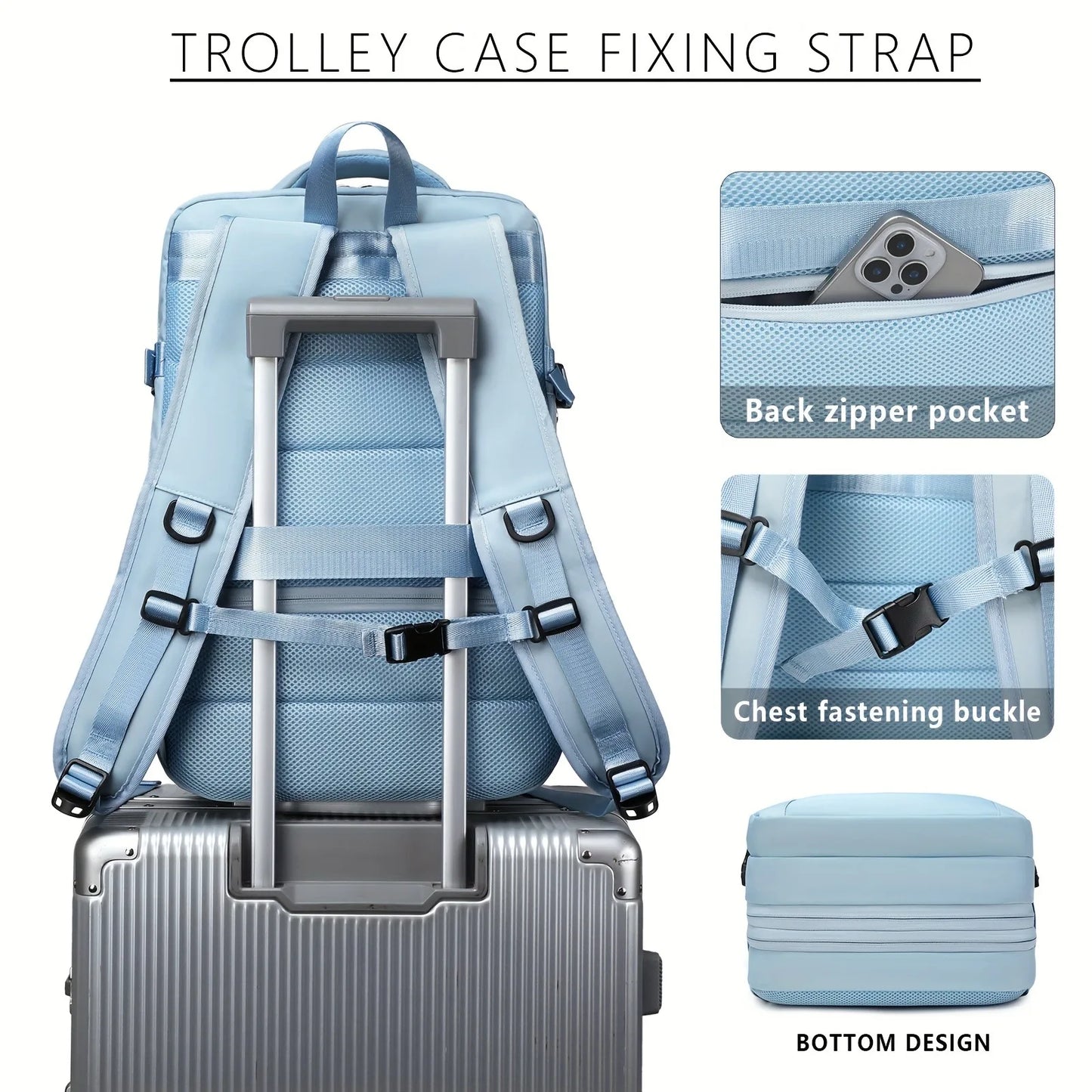 Discover the Ultimate Large Capacity Lightweight Backpack with Laptop Compartment - Perfect for 15.6-Inch Tablets and 15-Inch Laptops!