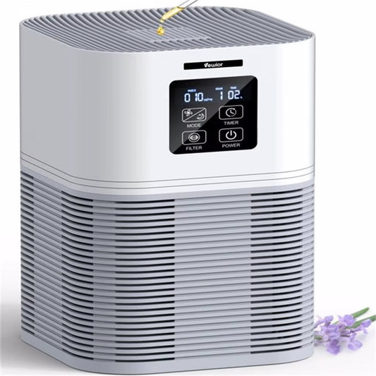 Transform Your Home with the 2-in-1 Air Purifier & Aromatherapy Diffuser: H13 Filters for Allergy Relief, Pet Hair Removal, and Odor Elimination