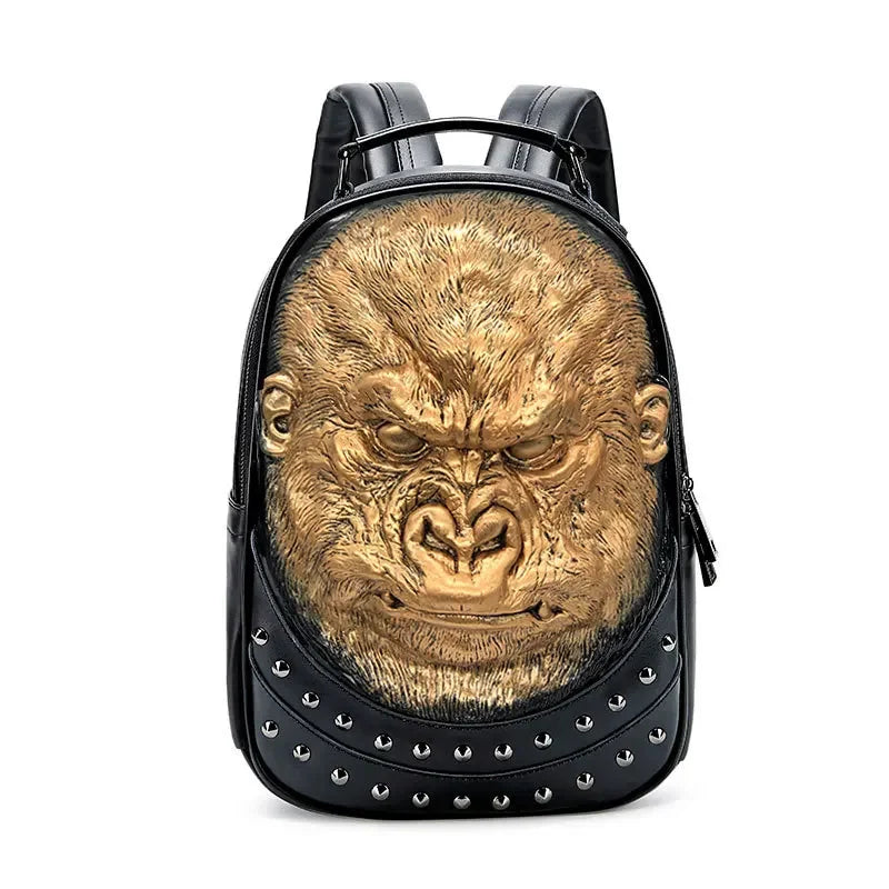 Stylish Waterproof Gorilla Backpack for Travel and School - Perfect for Boys and Girls