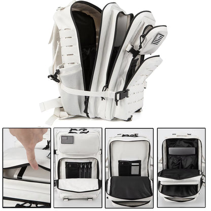 Versatile 25L/45L Tactical Backpacks for Men and Women - Perfect for Outdoor Adventures and School with Convenient Water Bottle Holder