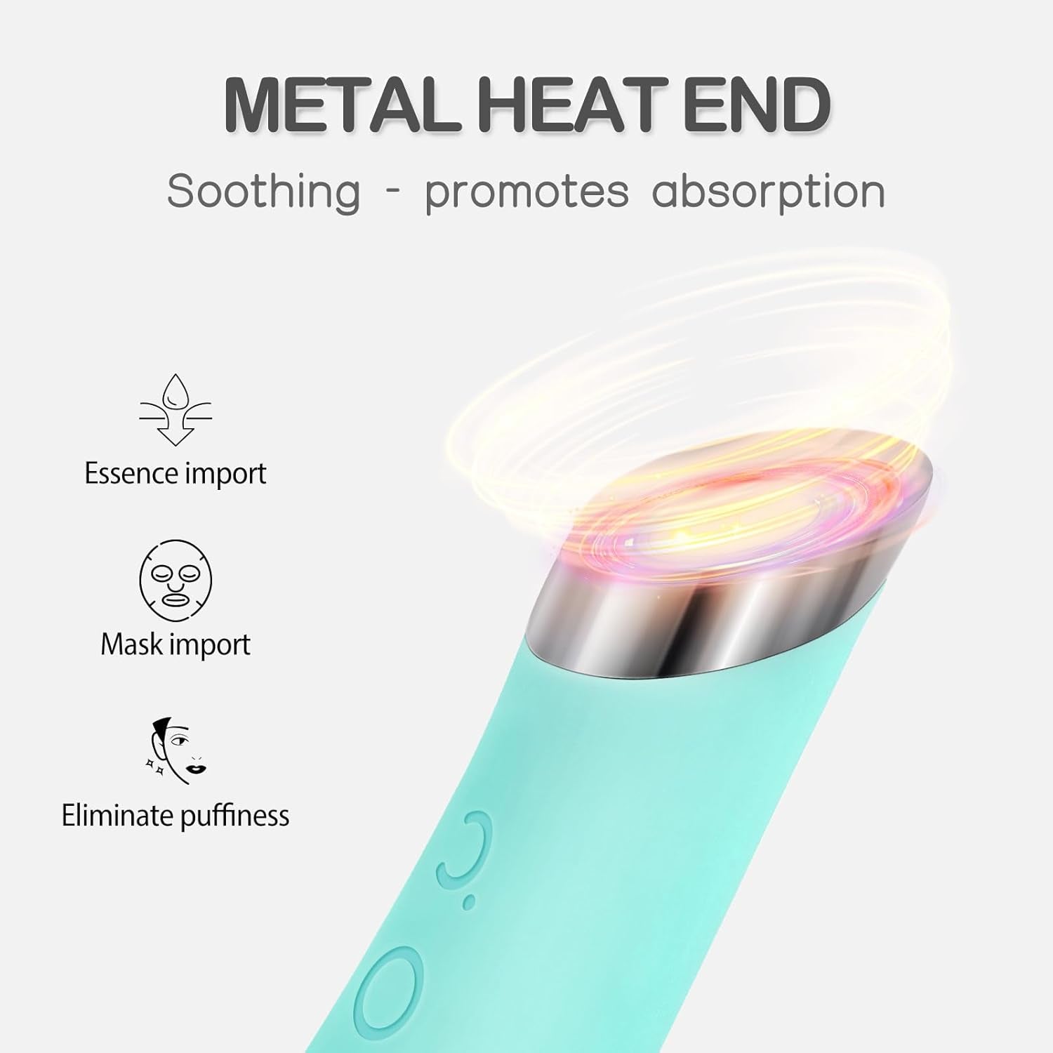 Revitalize Your Skin with the Silicone Face Scrubber: Rechargeable Facial Cleansing Brush with Heat Massage and Vibrating Exfoliation for Deep Cleanse - Waterproof Design for Men and Women in Vibrant Green