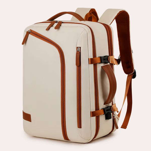 Versatile Unisex Backpack for Business, Travel, and School - Spacious 20-35L Lightweight Design