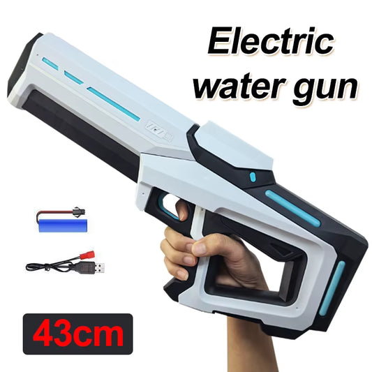 Unleash the Ultimate Summer Fun with Our Powerful 43Cm Electric Water Guns - Perfect for Thrilling Beach Adventures and Backyard Battles for All Ages!