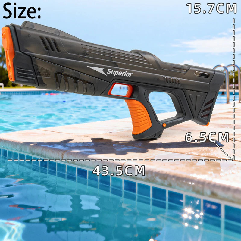 Unleash Summer Fun with the Electric Water Gun - Featuring Light Sprays and Flame Effects for Ultimate Water Battles!