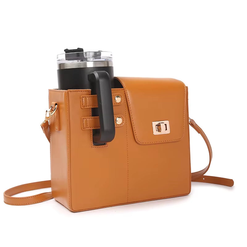 Stylish Outdoor Water Bottle Bag - Portable Crossbody Pouch for All Your Adventures