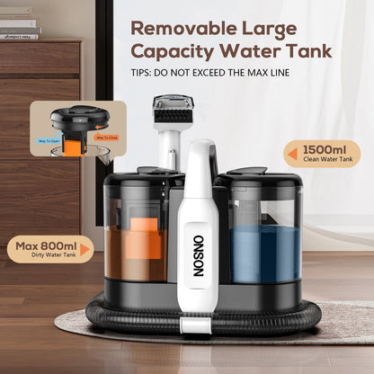 Powerful Portable Carpet Cleaner for Upholstery and Spot Cleaning - Effortless Deep Cleaning Solution