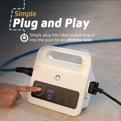 Revolutionize Your Pool Cleaning with the Nautilus CC Robotic Vacuum Cleaner – Effortless Maintenance for Above and In-Ground Pools up to 33 FT!
