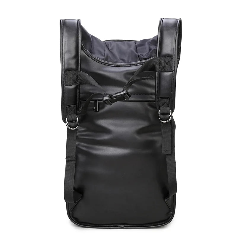 Unleash Your Style with the 3D Skull Crown Embossed PU Leather Backpack – Perfect for Travel and Everyday Use!