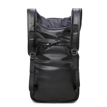 Unleash Your Style with the 3D Skull Crown Embossed PU Leather Backpack – Perfect for Travel and Everyday Use!