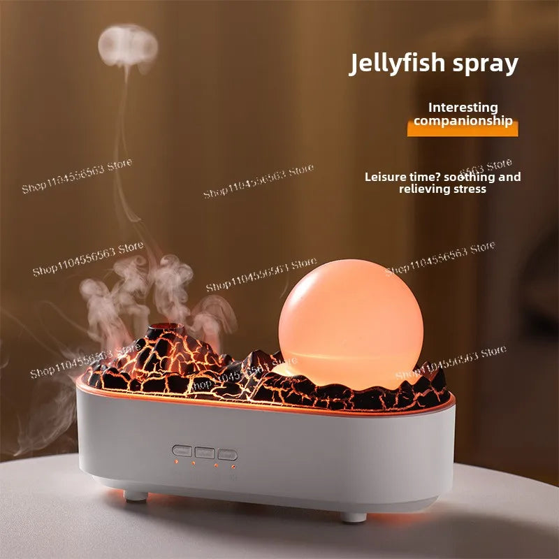 New Humidifier, Household, Heavy Fog, Desktop, Creative Ornament, Bedroom, Night Light