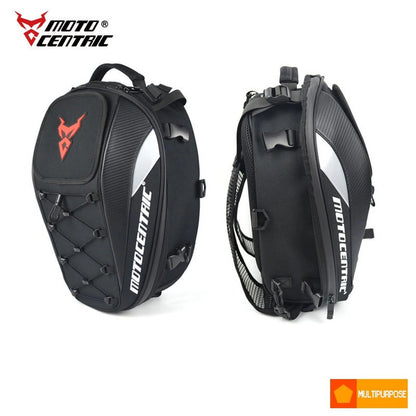 Durable Waterproof Motorcycle Tail Bag - 37L Large Capacity Rider Backpack for All Your Gear