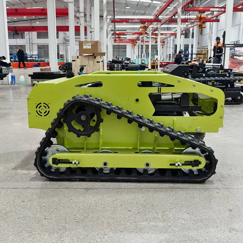 Revolutionize Your Lawn Care with the Customizable Remote Control Lawn Mower Robot - Efficient 4WD for 45° Slope Climbing!