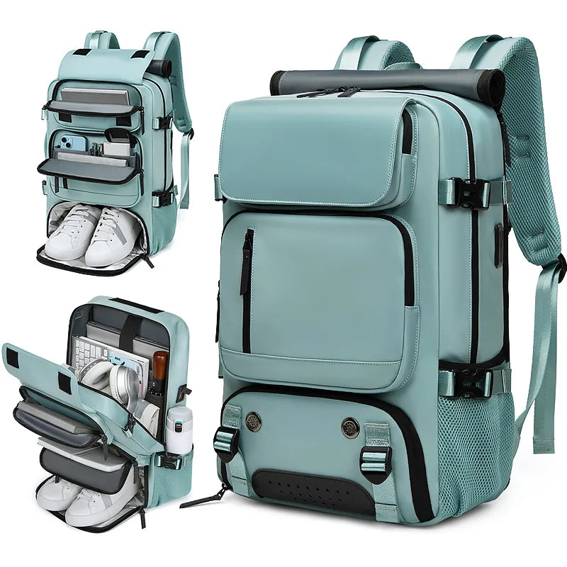 Introducing the 2025 Trendy Multi-Functional Backpack - Perfect for Travel, Business, and Outdoor Adventures!