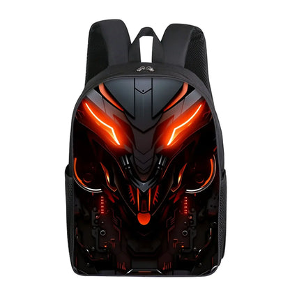 Exciting Mechanical Robots Cartoon Backpack - Perfect Gift for Boys and Girls!