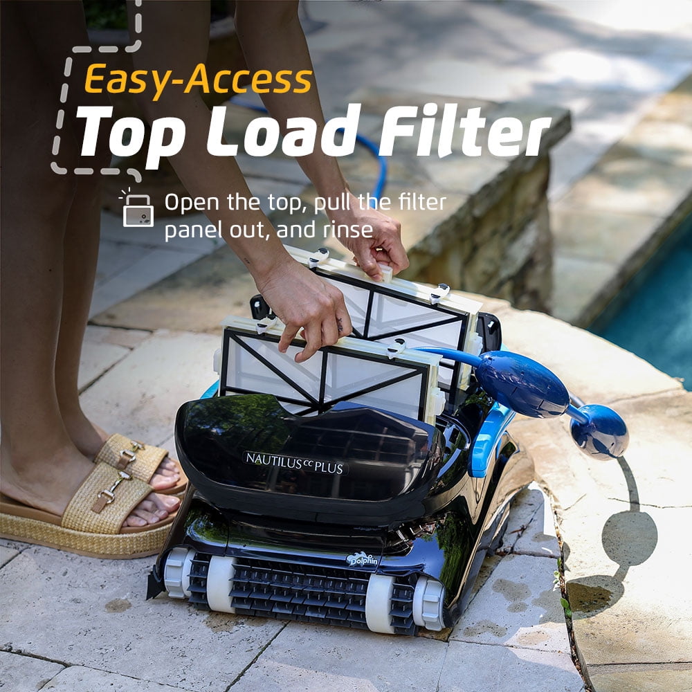 Experience Effortless Pool Cleaning with the Nautilus CC Plus Robotic Pool Cleaner Featuring Wi-Fi Connectivity