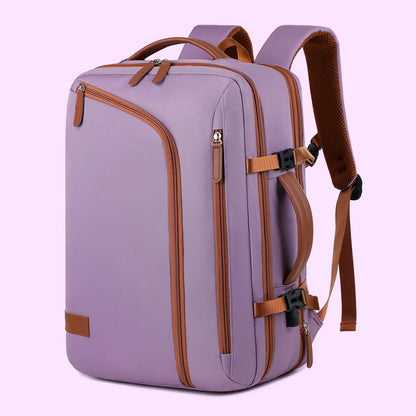 Versatile Unisex Backpack for Business, Travel, and School - Spacious 20-35L Lightweight Design