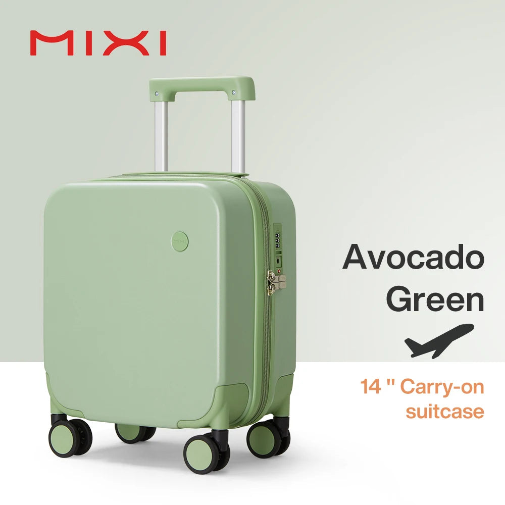 Lightweight 14 Inch Underseat Carry-On Luggage with TSA Lock - Perfect Mini Suitcase for Kids and Travel Enthusiasts!