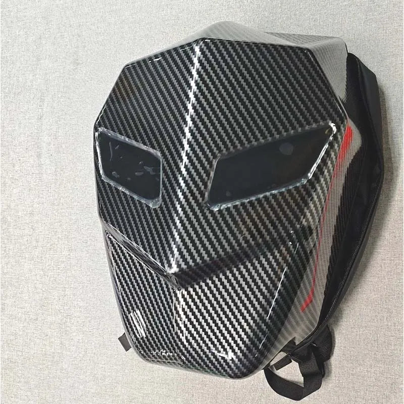 Revolutionary Motorcycle Duffel Bag: Bluetooth-Controlled LED Luminous Backpack for Full Helmet Riders