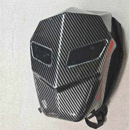 Revolutionary Motorcycle Duffel Bag: Bluetooth-Controlled LED Luminous Backpack for Full Helmet Riders
