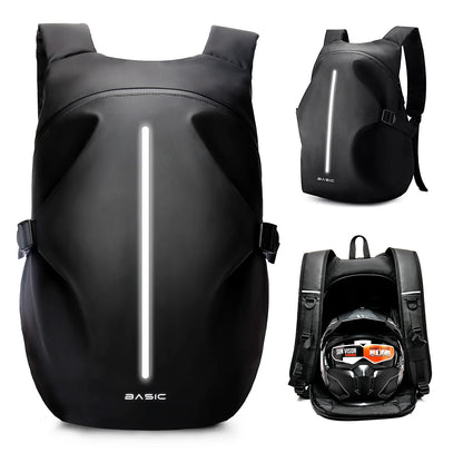 Ultimate 40L Waterproof Motorcycle Backpack - Lightweight with Reflective Strip for Safe Riding & Daily Adventures