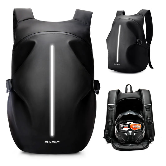 Ultimate 40L Waterproof Motorcycle Backpack - Lightweight with Reflective Strip for Safe Riding & Daily Adventures