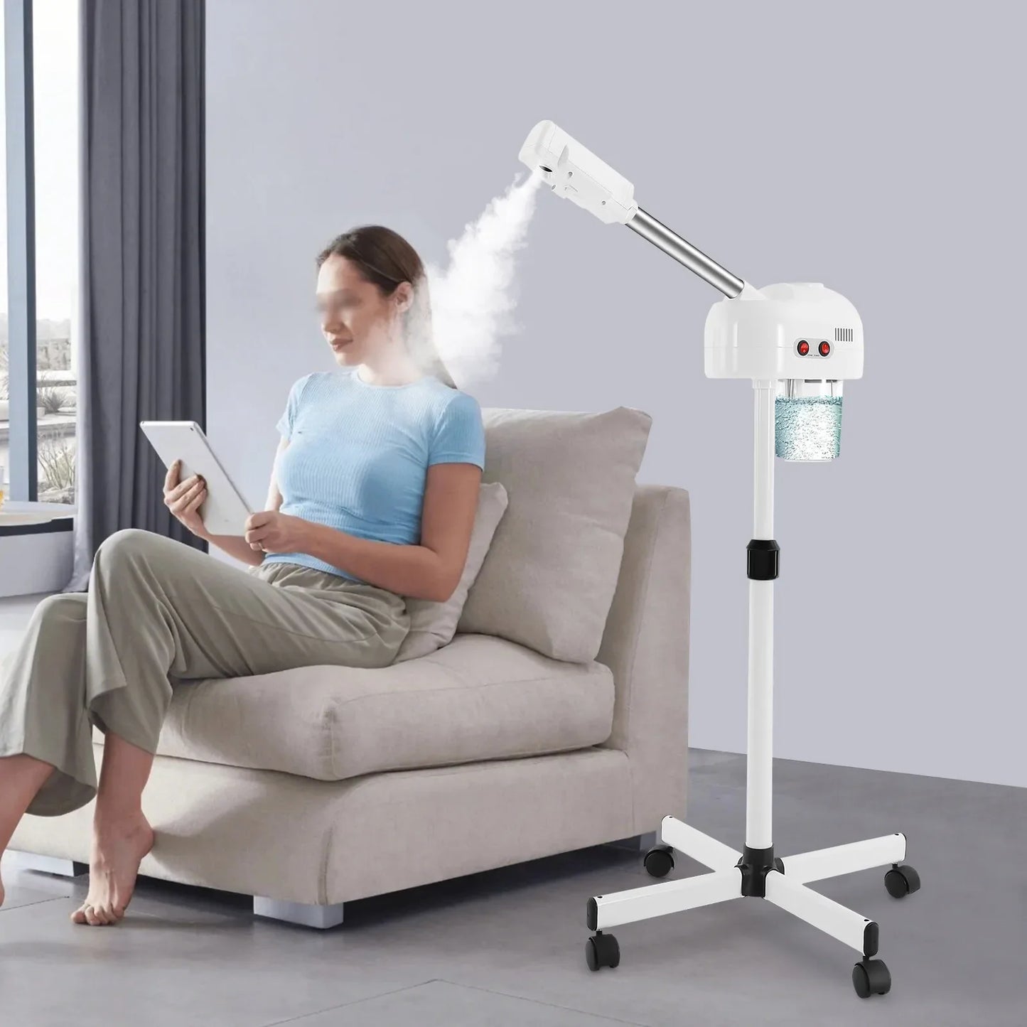 Transform Your Skin with the 110V Nano Facial Steamer - Ultimate Hydration and Spa Experience at Home!