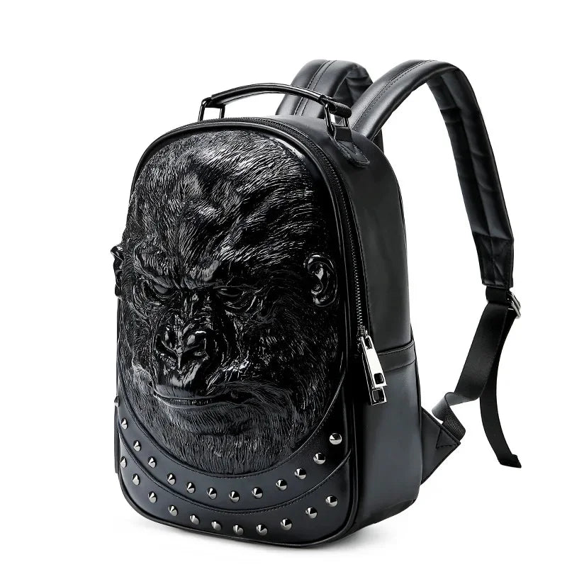 Stylish Waterproof Gorilla Backpack for Travel and School - Perfect for Boys and Girls