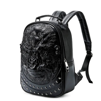 Stylish Waterproof Gorilla Backpack for Travel and School - Perfect for Boys and Girls