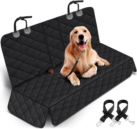 Ultimate Waterproof Dog Car Seat Cover - Non-Slip, Scratch Resistant Protector for Back Seat - Fits Most Cars, Trucks & SUVs - Perfect for Pet Owners and Families