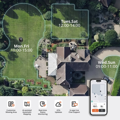 Transform Your Lawn with the Segway Navimow i110N Robotic Mower - Precision Cutting and Effortless Control