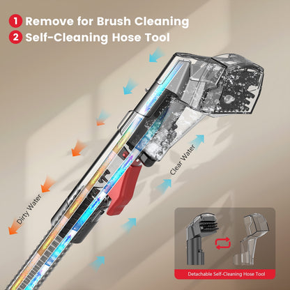 Powerful Portable Carpet Cleaner - Ultimate Upholstery Spot Vacuum for Pet Stains and More
