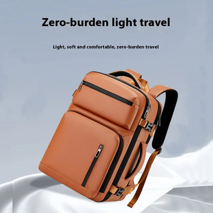 Versatile Expandable Waterproof Commuter Laptop Backpack - Perfect for Business and Travel, Fits 15.6 Inches Laptops with Large Capacity