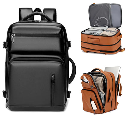 Versatile Expandable Waterproof Commuter Laptop Backpack - Perfect for Business and Travel, Fits 15.6 Inches Laptops with Large Capacity